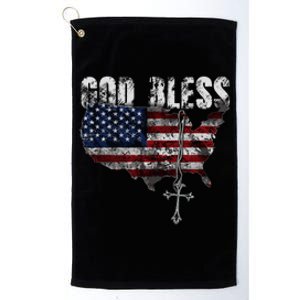 God Bless America Platinum Collection Golf Towel