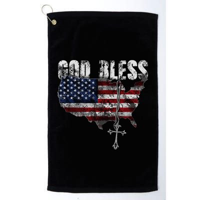 God Bless America Golf Towel