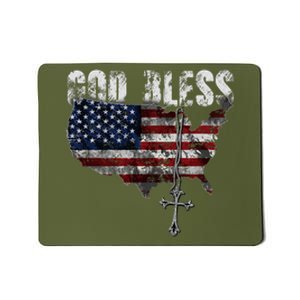 God Bless America Mousepad