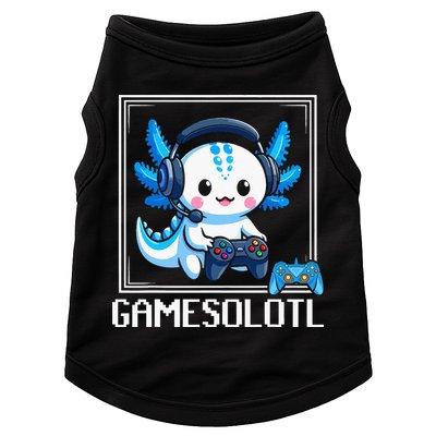Gamesolotl Blue Axolotl Gaming Video Game Doggie Tank