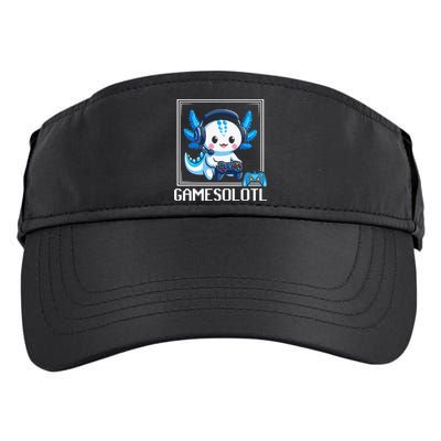 Gamesolotl Blue Axolotl Gaming Video Game Adult Drive Performance Visor