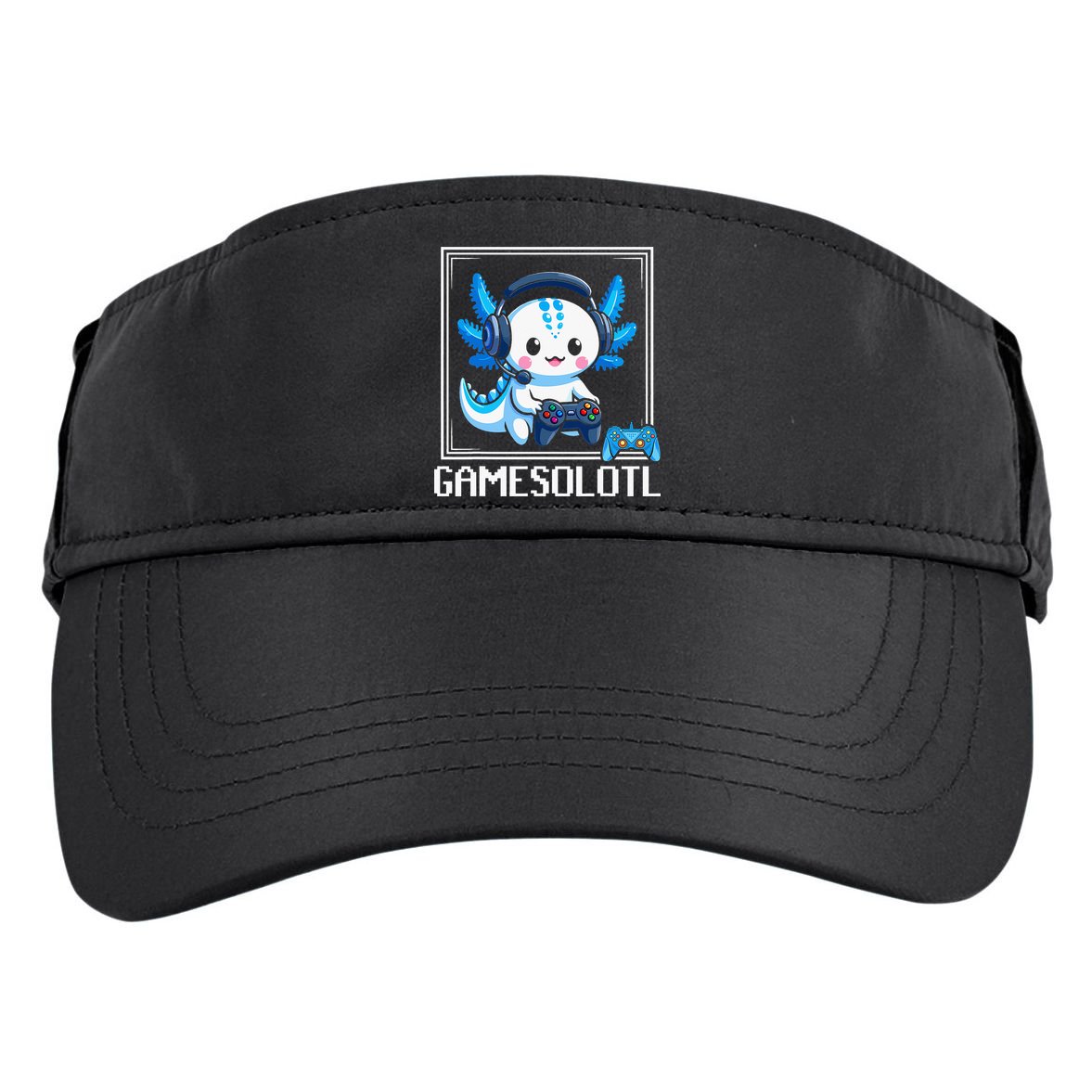 Gamesolotl Blue Axolotl Gaming Video Game Adult Drive Performance Visor