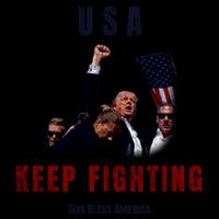 God Bless America “Keep Fighting” City Backpack