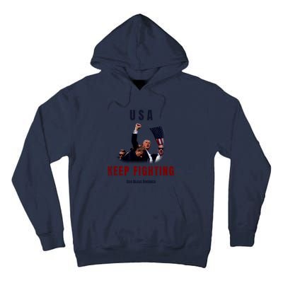 God Bless America “Keep Fighting” Tall Hoodie