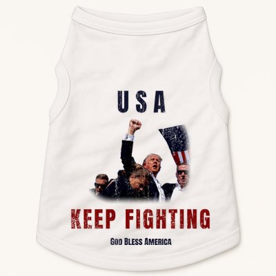 God Bless America “Keep Fighting” Doggie Tank