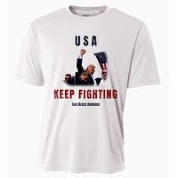 God Bless America “Keep Fighting” Cooling Performance Crew T-Shirt