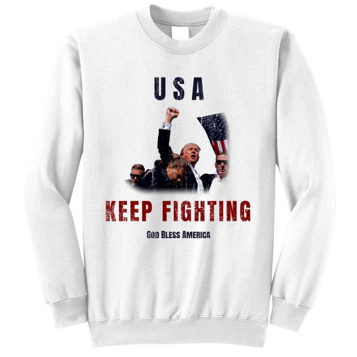 God Bless America “Keep Fighting” Sweatshirt