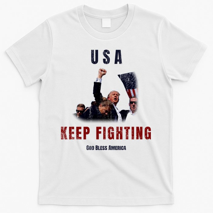 God Bless America “Keep Fighting” T-Shirt