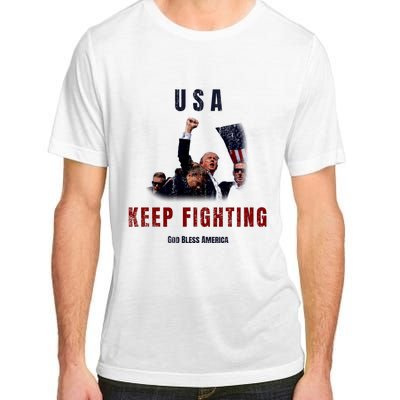 God Bless America “Keep Fighting” Adult ChromaSoft Performance T-Shirt