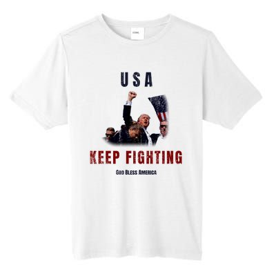 God Bless America “Keep Fighting” Tall Fusion ChromaSoft Performance T-Shirt