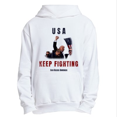 God Bless America “Keep Fighting” Urban Pullover Hoodie