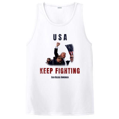 God Bless America “Keep Fighting” PosiCharge Competitor Tank