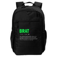 Green Brat Amazing Female Crazy Aura Rebellious Brat Daily Commute Backpack