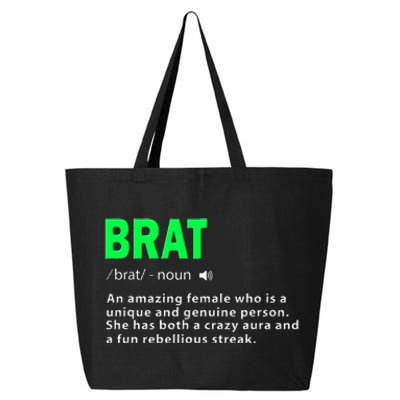 Green Brat Amazing Female Crazy Aura Rebellious Brat 25L Jumbo Tote