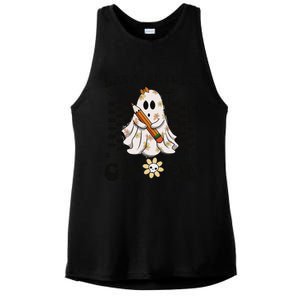 Ghosts Behavior Analyst Halloween Datadriven Ghoul Ladies PosiCharge Tri-Blend Wicking Tank