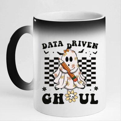 Ghosts Behavior Analyst Halloween Datadriven Ghoul 11oz Black Color Changing Mug