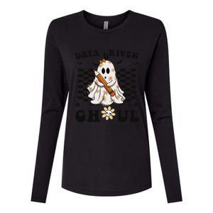 Ghosts Behavior Analyst Halloween Datadriven Ghoul Womens Cotton Relaxed Long Sleeve T-Shirt