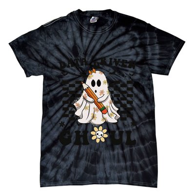 Ghosts Behavior Analyst Halloween Datadriven Ghoul Tie-Dye T-Shirt