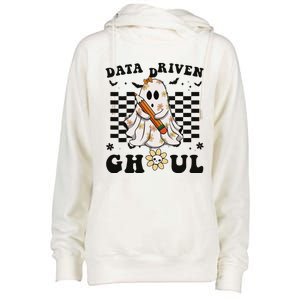 Ghosts Behavior Analyst Halloween Datadriven Ghoul Womens Funnel Neck Pullover Hood