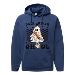 Ghosts Behavior Analyst Halloween Datadriven Ghoul Performance Fleece Hoodie