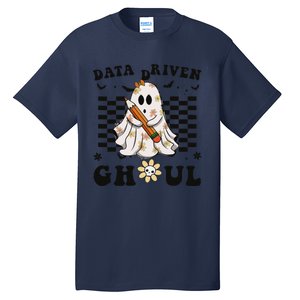 Ghosts Behavior Analyst Halloween Datadriven Ghoul Tall T-Shirt