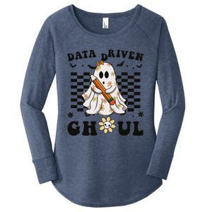 Ghosts Behavior Analyst Halloween Datadriven Ghoul Women's Perfect Tri Tunic Long Sleeve Shirt