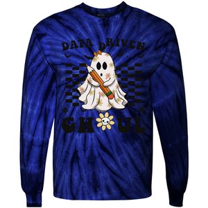 Ghosts Behavior Analyst Halloween Datadriven Ghoul Tie-Dye Long Sleeve Shirt