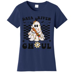 Ghosts Behavior Analyst Halloween Datadriven Ghoul Women's T-Shirt