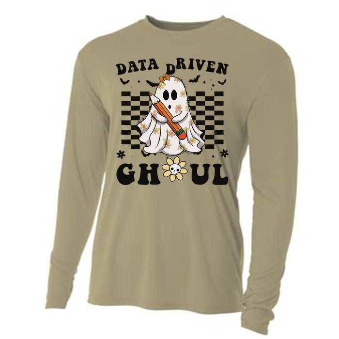 Ghosts Behavior Analyst Halloween Datadriven Ghoul Cooling Performance Long Sleeve Crew