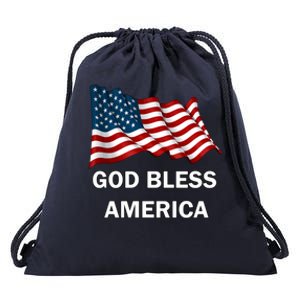 God Bless America Gift Drawstring Bag