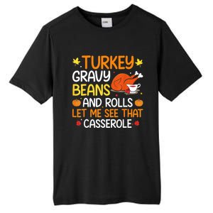 Gravy Beans And Rolls Let Me Cute Turkey Thanksgiving Funny Great Gift Tall Fusion ChromaSoft Performance T-Shirt