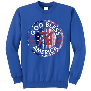 God Bless America The Spirit 76 American Flag 4th Of July Gift Sweatshirt