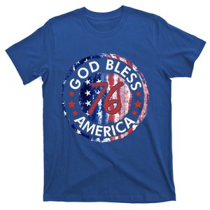 God Bless America The Spirit 76 American Flag 4th Of July Gift T-Shirt