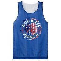 God Bless America The Spirit 76 American Flag 4th Of July Gift Mesh Reversible Basketball Jersey Tank