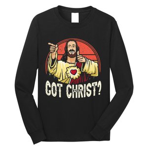 Got Buddy A Christ Christmas Cool Jesus Religious Christian Long Sleeve Shirt