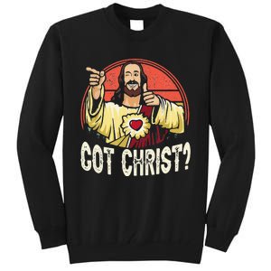 Got Buddy A Christ Christmas Cool Jesus Religious Christian Tall Sweatshirt