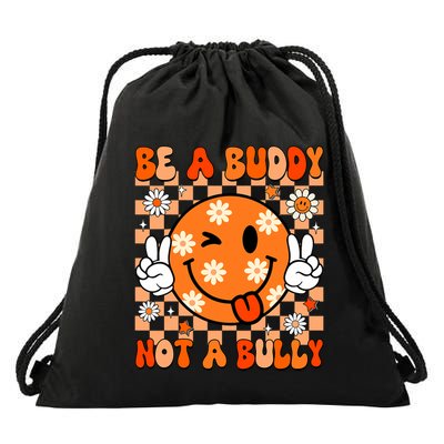Groovy Be A Buddy Not A Bully Unity Day Anti Bullying Drawstring Bag