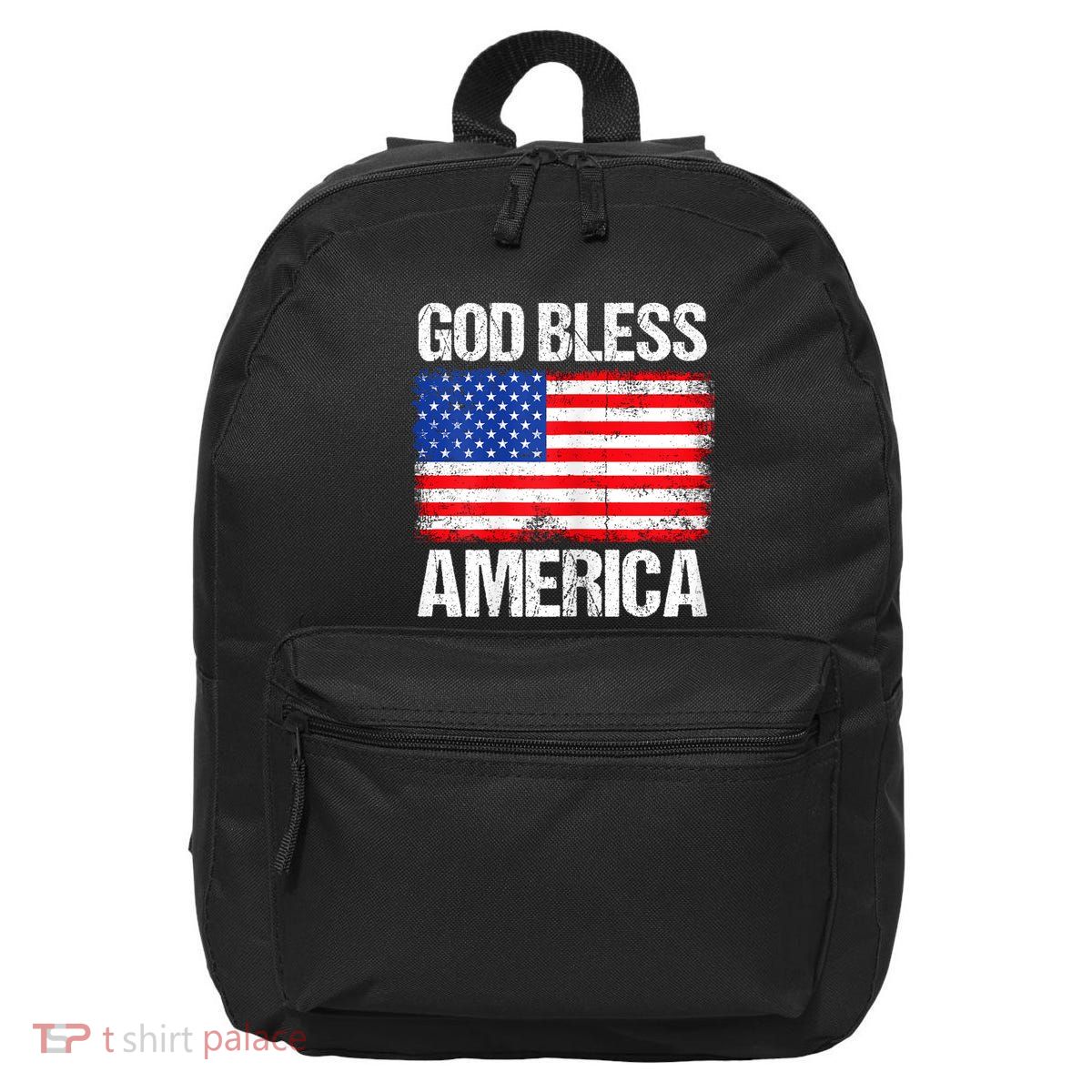 God Bless America Patriotic Happy 4th Of July 16 in Basic Backpack