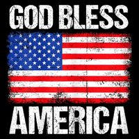 God Bless America Patriotic Happy 4th Of July Poster