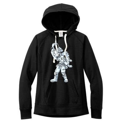 Galaxy BJJ Astronaut Tee Flying Armbar JiuJitsu Women's Fleece Hoodie