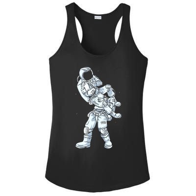 Galaxy BJJ Astronaut Tee Flying Armbar JiuJitsu Ladies PosiCharge Competitor Racerback Tank