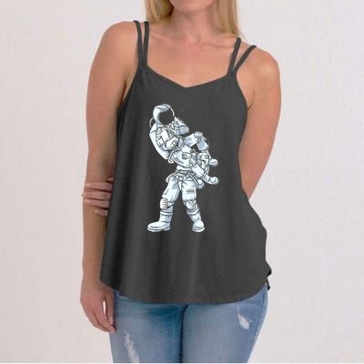 Galaxy BJJ Astronaut Tee Flying Armbar JiuJitsu Women's Strappy Tank