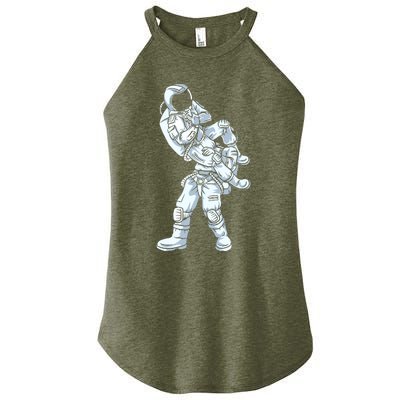 Galaxy BJJ Astronaut Tee Flying Armbar JiuJitsu Women's Perfect Tri Rocker Tank