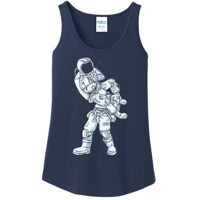 Galaxy BJJ Astronaut Tee Flying Armbar JiuJitsu Ladies Essential Tank