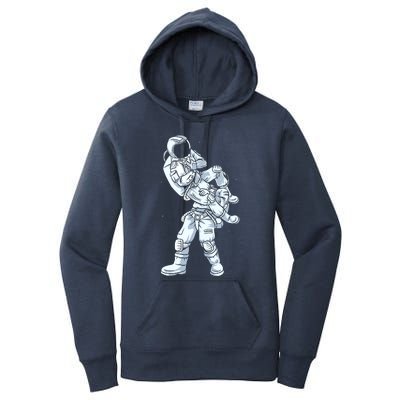 Galaxy BJJ Astronaut Tee Flying Armbar JiuJitsu Women's Pullover Hoodie