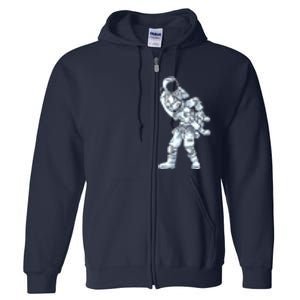 Galaxy BJJ Astronaut Tee Flying Armbar JiuJitsu Full Zip Hoodie