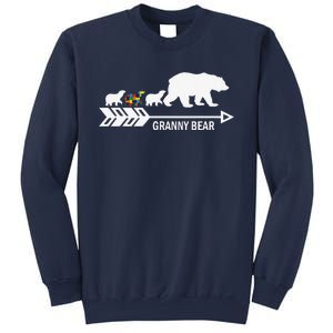 Granny Bear Autism Awareness Autism Granny Tees Sweatshirt