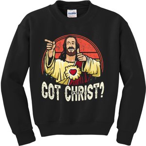 Got Buddy A Christ Christmas Cool Jesus Religious Christian Kids Sweatshirt