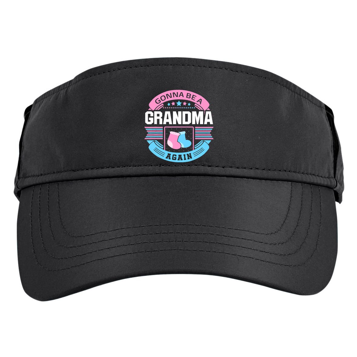 Gonna Be A Grandma Again Second Time Grandma Gifts Cute Adult Drive Performance Visor