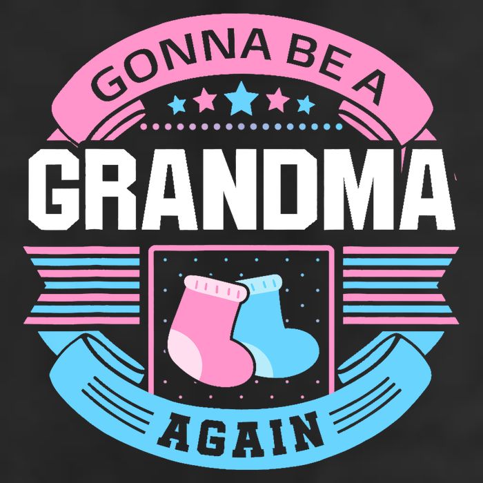 Gonna Be A Grandma Again Second Time Grandma Gifts Cute Adult Drive Performance Visor